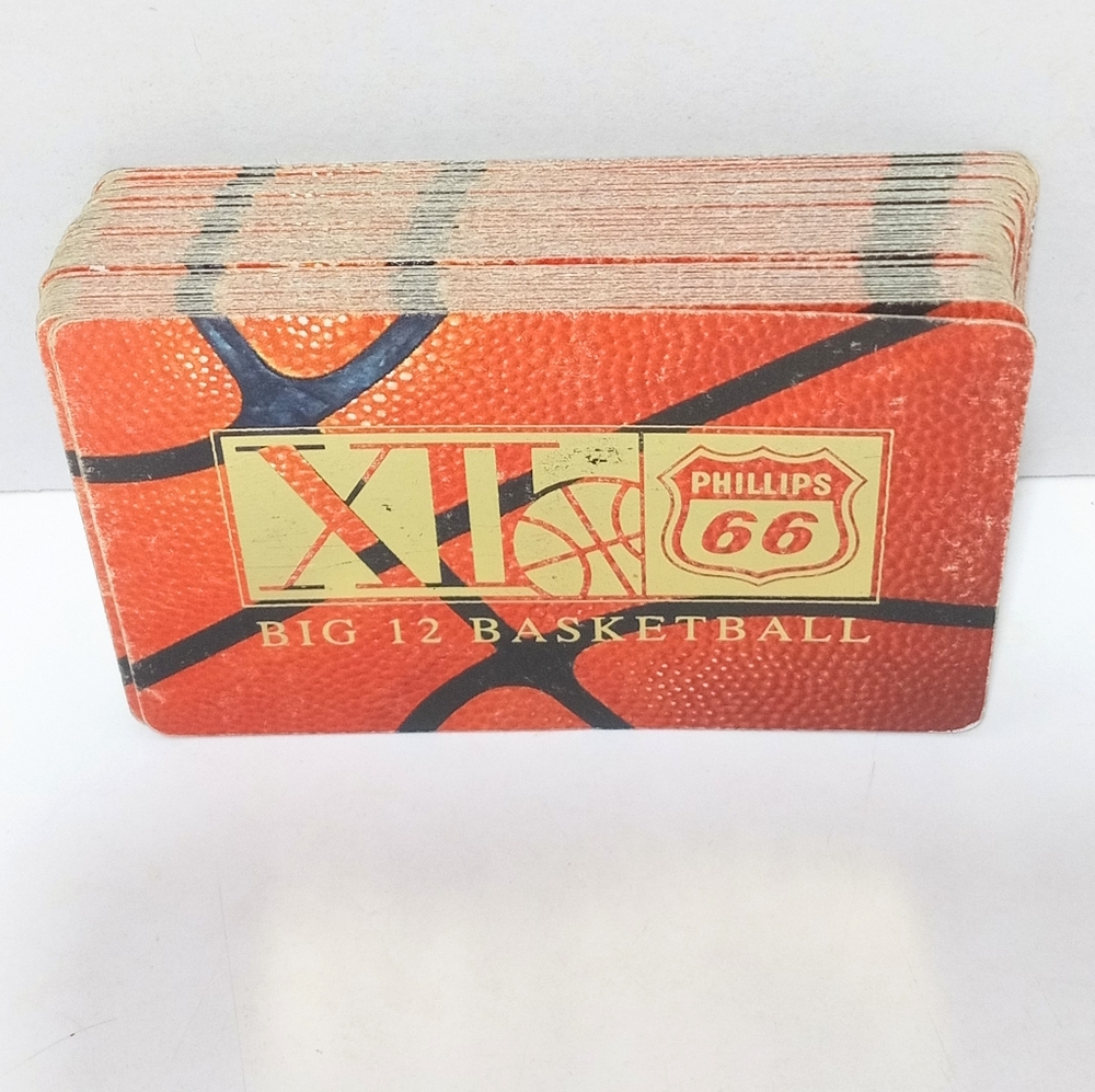 Gemaco NCAA Big 12 Basketball Playing Card Deck Phillips 66 52 Cards Collectible